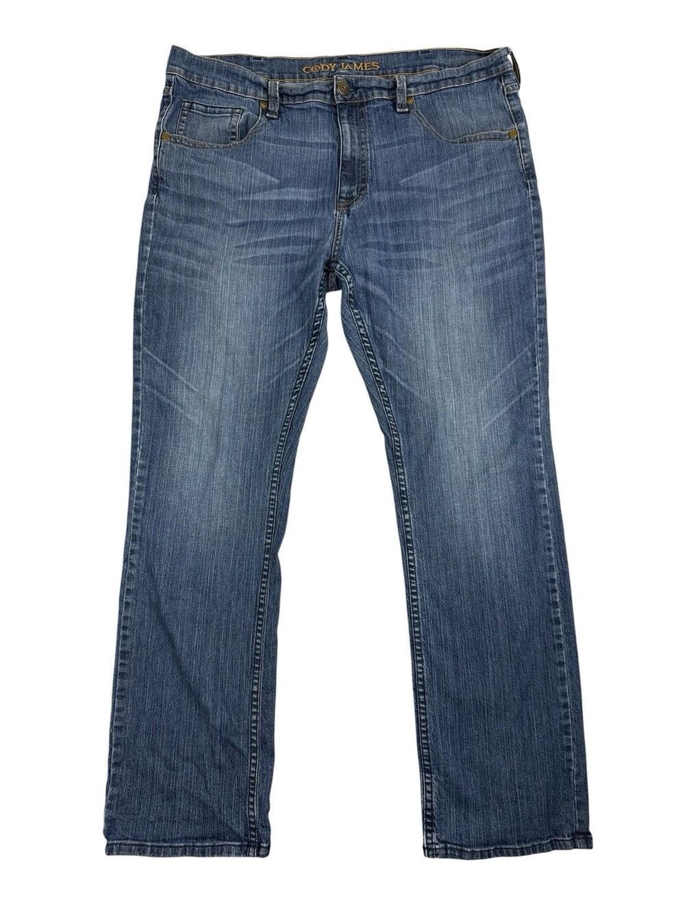 Cody James Men’s 40x32 Bootcut Jeans Medium Wash Western Cowboy Stretch Denim